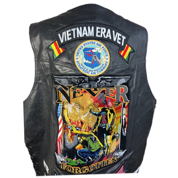 Diamond Plate Other - Vietnam Era Vet Leather Vest